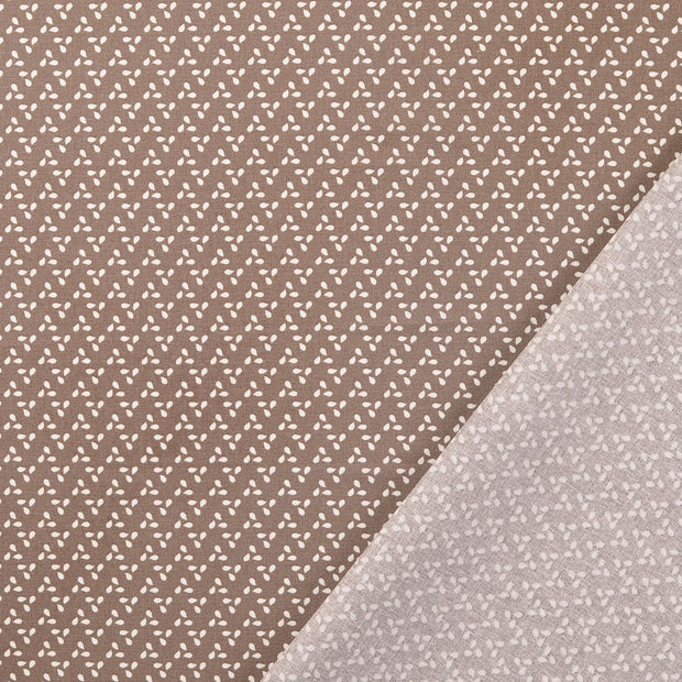 Cretonne fabric Brown 