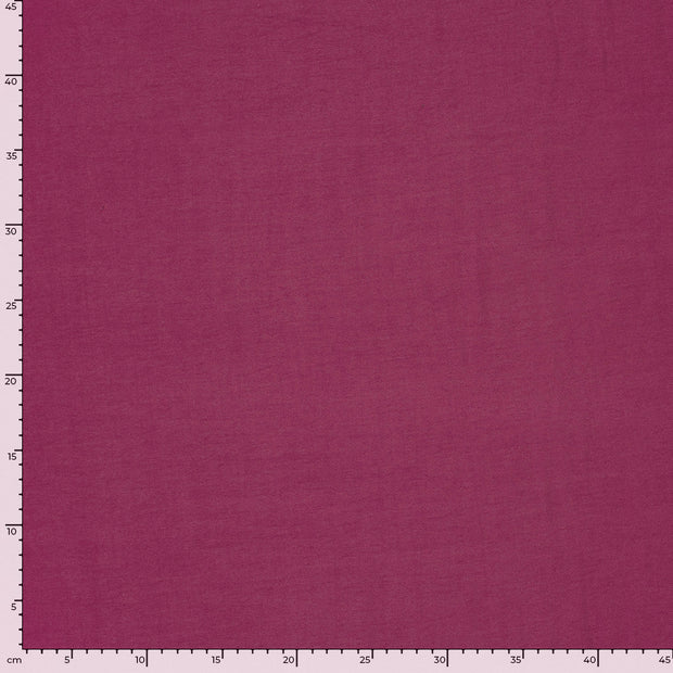 Viscose Nylon Twill fabric Unicolour Magenta