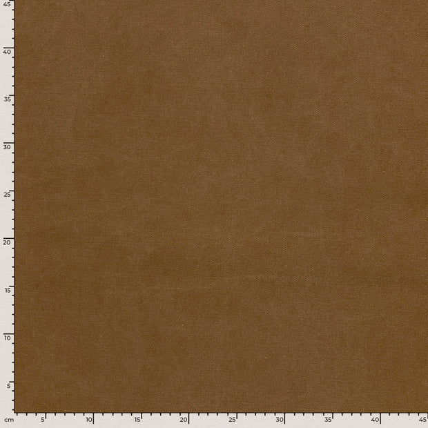 Canvas fabric Unicolour Brown