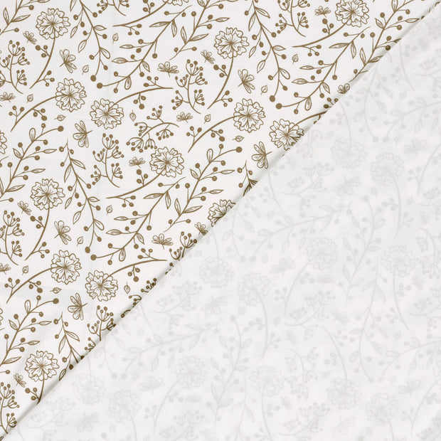 Jersey fabric Flowers printed 