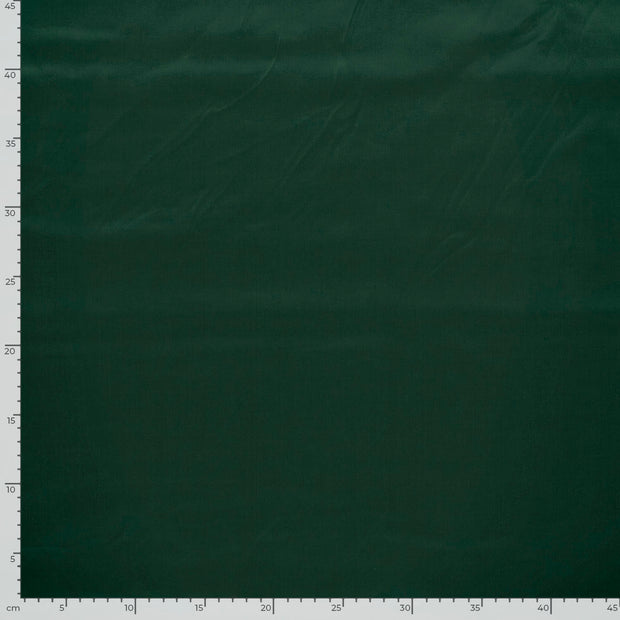 Satin fabric Unicolour Dark Green