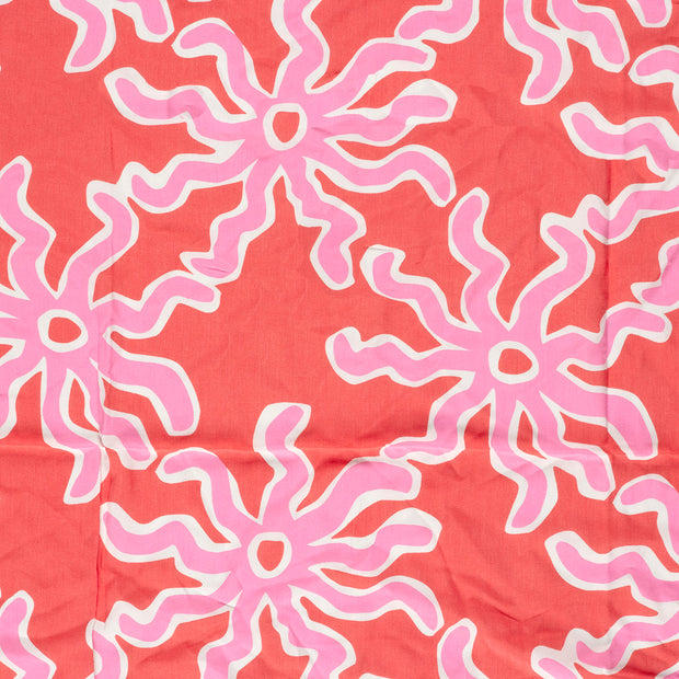 Bamboe Poplin stof Roze mat 