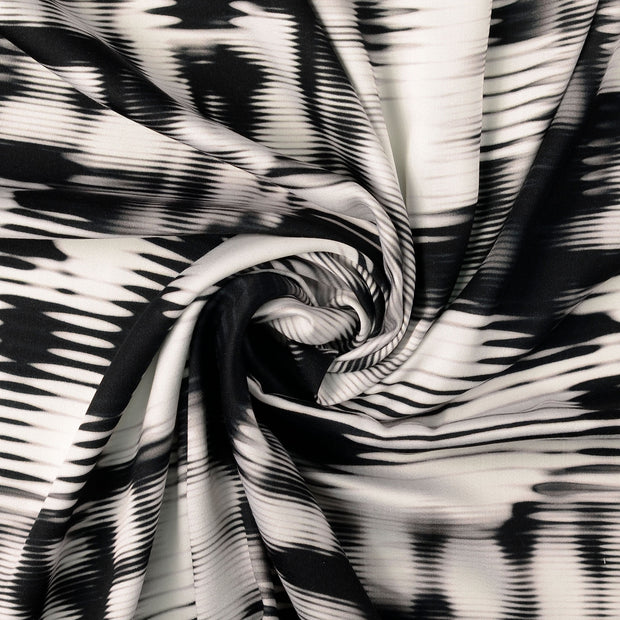 Viscose Satin fabric Black 