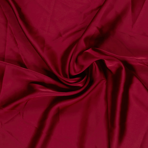 Satén tela Rojo 