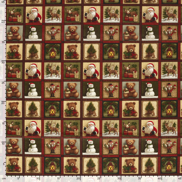 Cotton Poplin fabric Christmas 