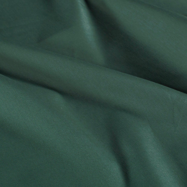 Cotton Poplin GOTS organic fabric Unicolour Dark Green