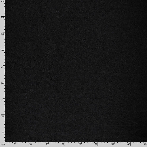 Heavy Knit fabric Melange Black