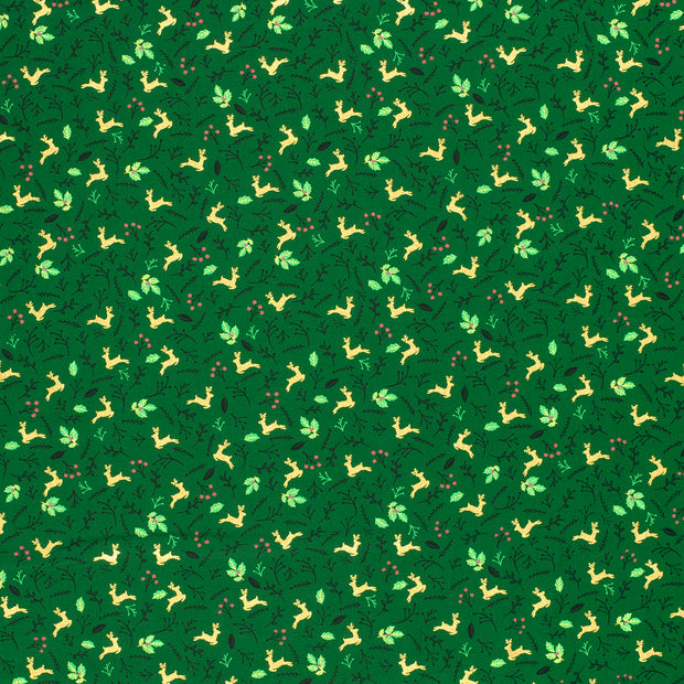 Cotton Poplin fabric Green 