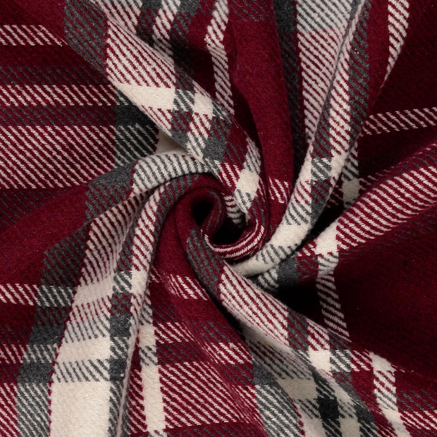 Tweed tela Burdeos 