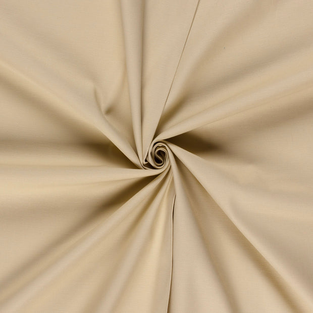 Baumwolle Satin fabrik Beige 