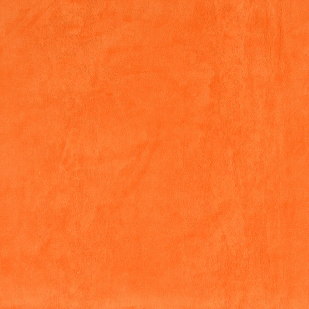 Velours fabric Unicolour Orange