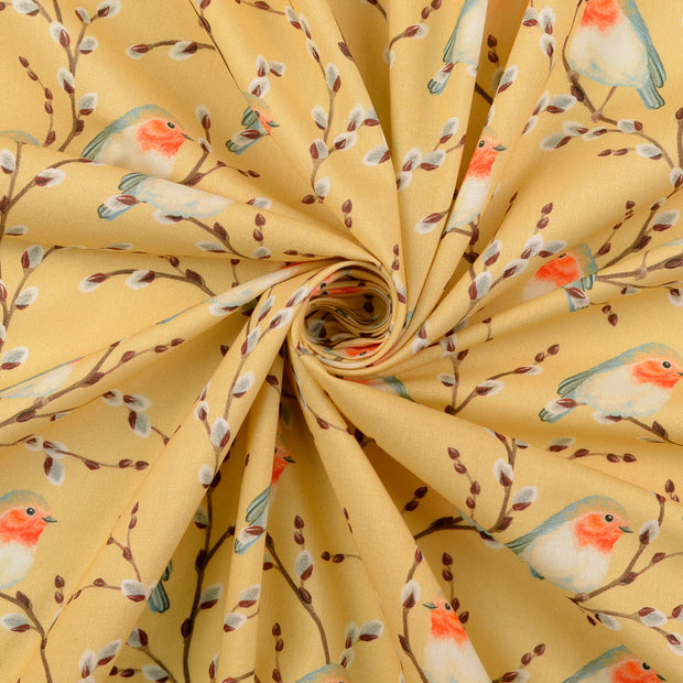Cretonne fabric Beige 