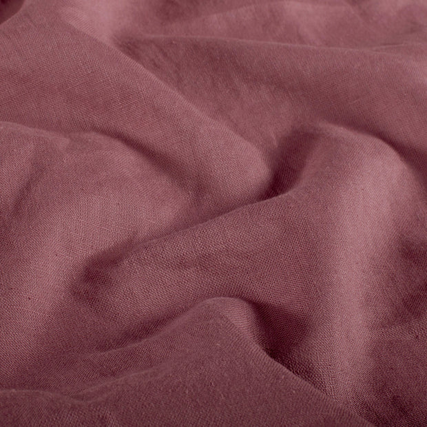 Linen fabric Unicolour Mauve