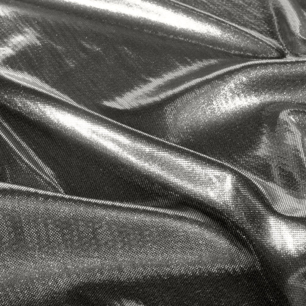 Lamé fabric Unicolour Silver