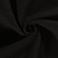 Wool Boucle Unicolour Black