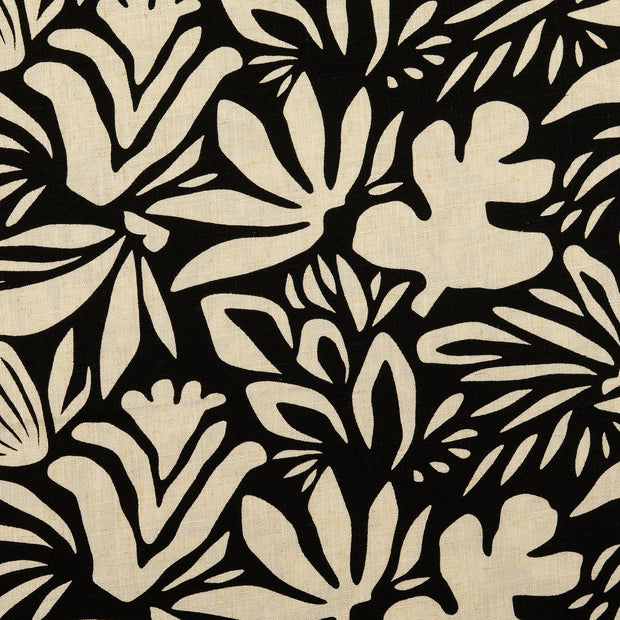  fabric Flowers Black