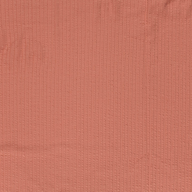 Rib Jacquard fabric Coral texturized 