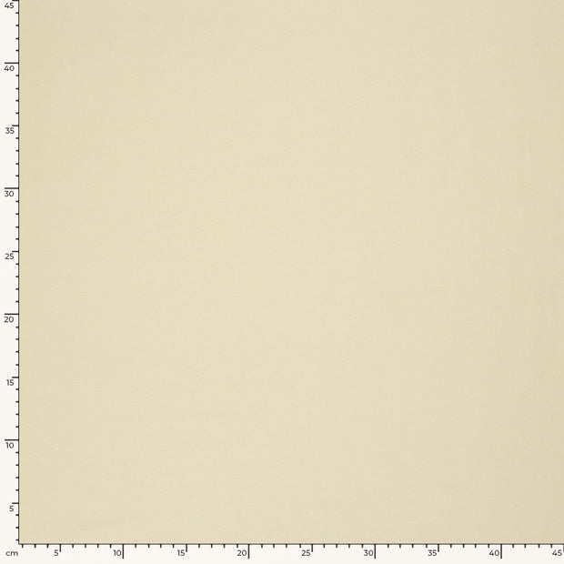 Cotton Jersey GOTS organic fabric Unicolour Beige