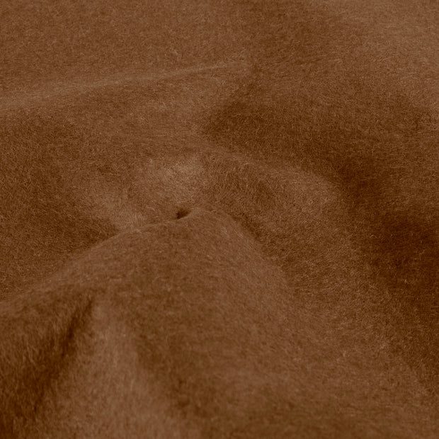 Felt fabric Unicolour Brown