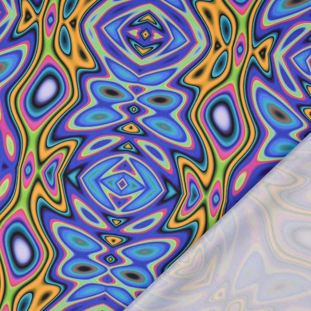 Polyester Jersey fabric Abstract digital printed 
