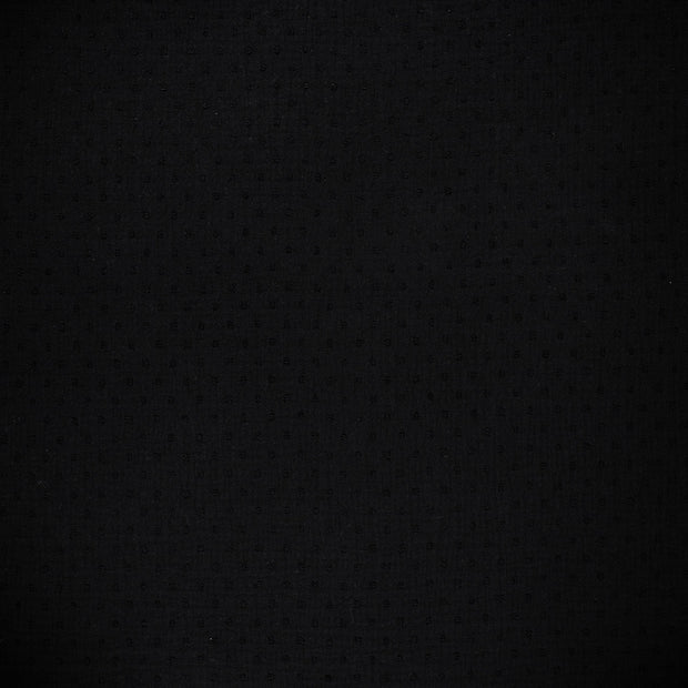 Muslin fabric Black matte 