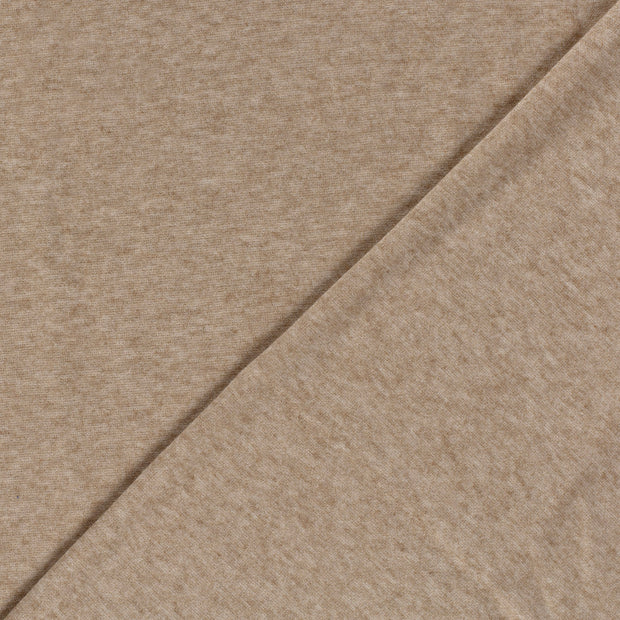 Heavy Knit fabric Melange brushed 