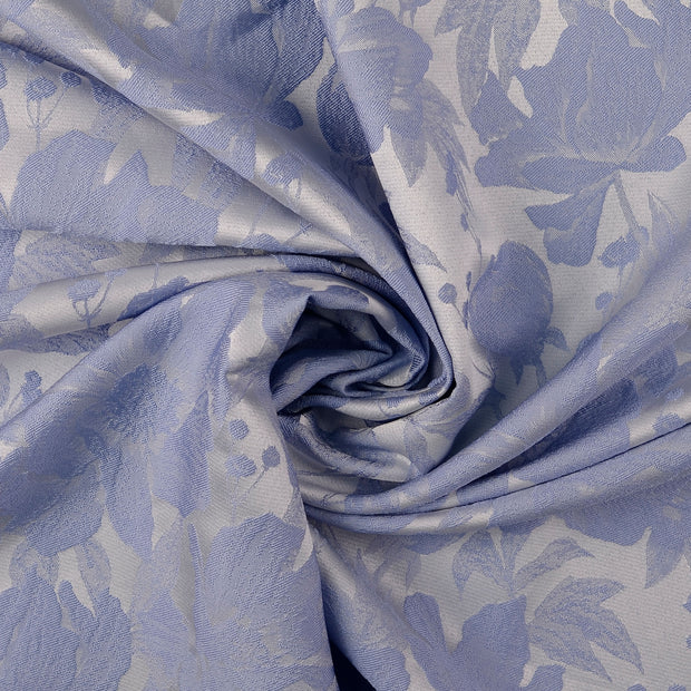 Jacquard tela Azul claro 