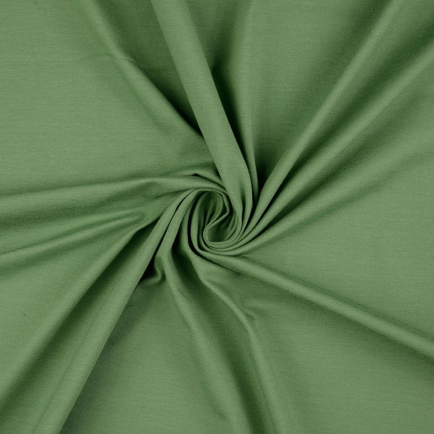 Jersey fabric Olive Green 