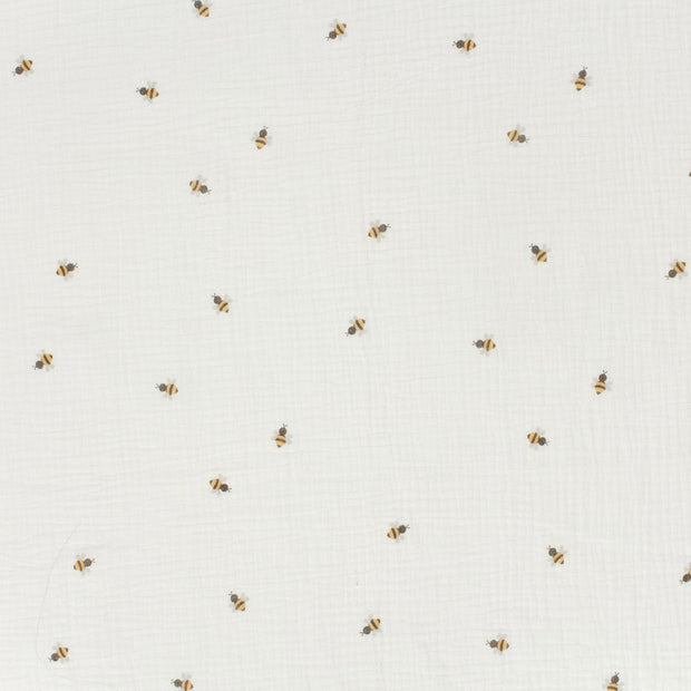 Muslin fabric Off White matte 