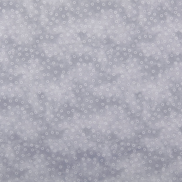 Cotton Poplin fabric Geometric pattern Light Grey