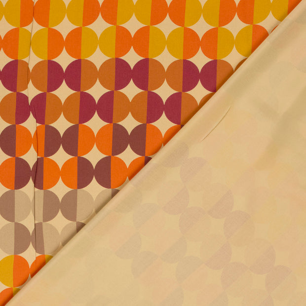 Viscose Satin fabric digital printed 