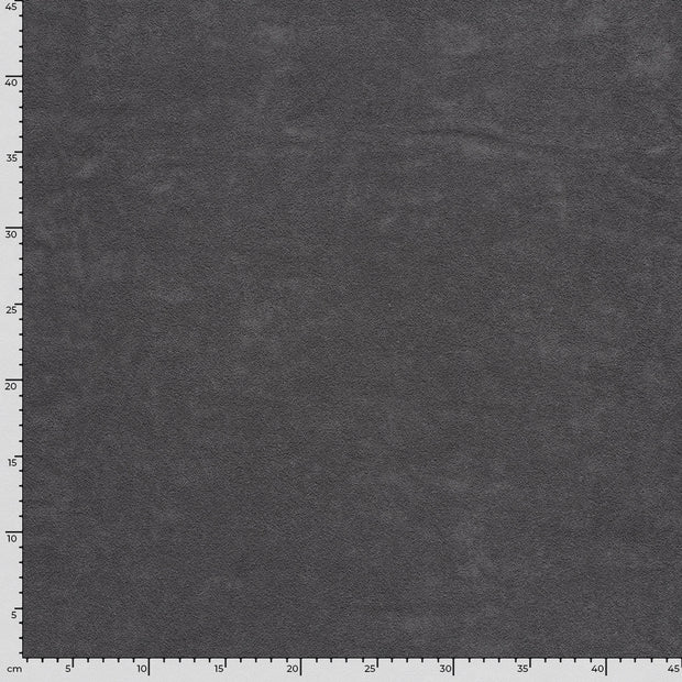 Stretch terry fabric Unicolour Grey