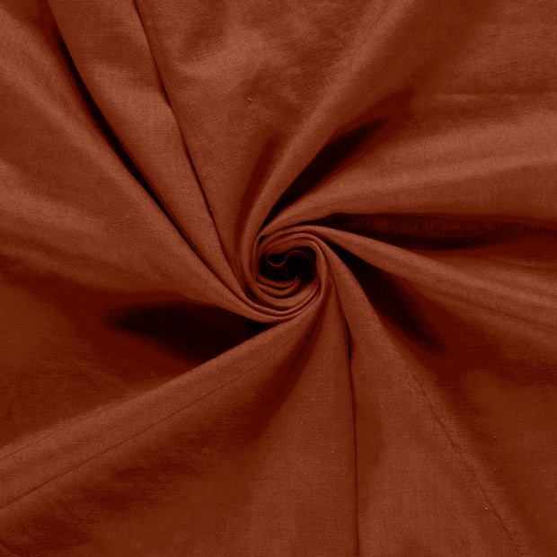 Linen fabric Brique 