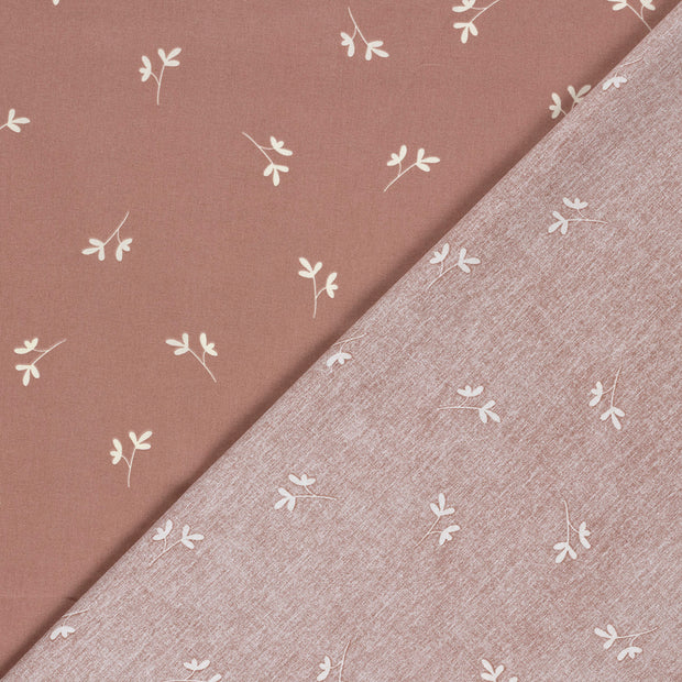 Cotton Poplin fabric Twigs printed 