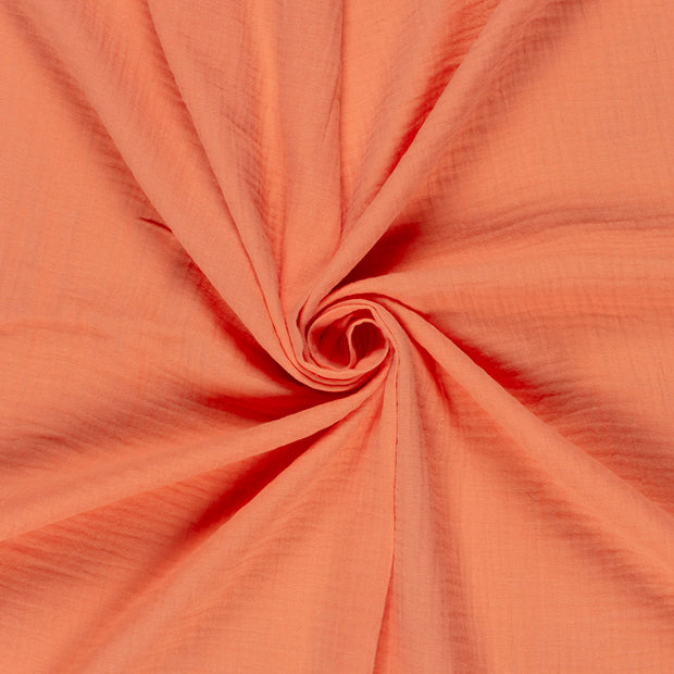 Muslin fabric Coral 