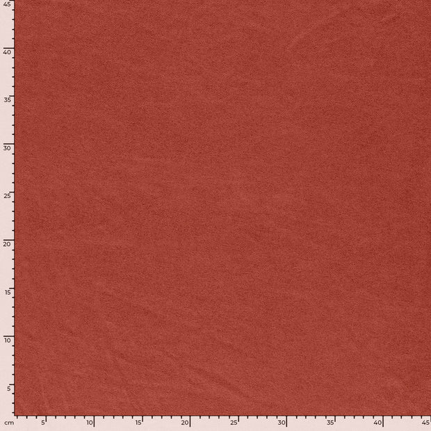 Heavy Knit fabric Melange Brique