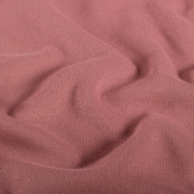 Cuff Material GOTS organic fabric Unicolour Mauve
