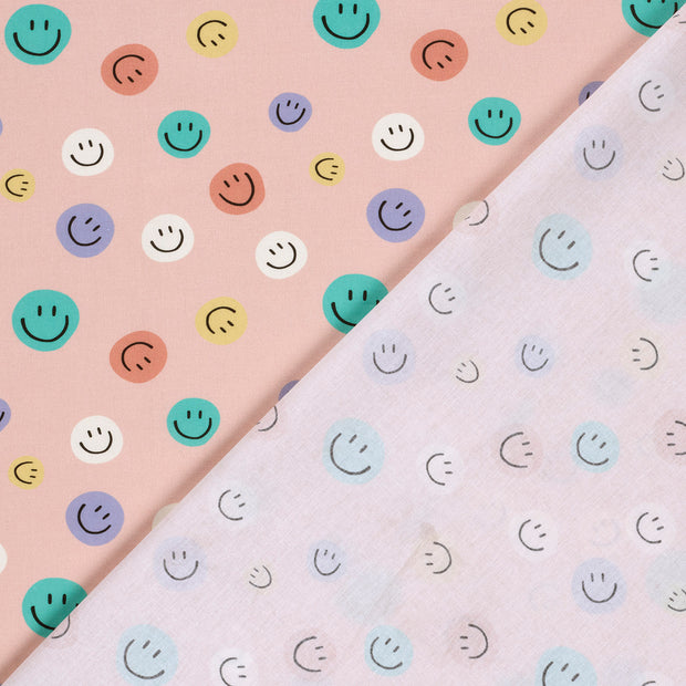 Baumwolle Popeline fabrik Emoticons bedruckt 