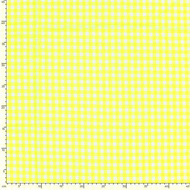 Cotton Poplin fabric Unicolour Neon Yellow
