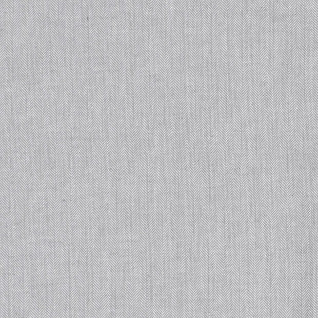 Chambré fabric Herringbone Light Grey