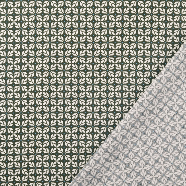 Cretonne fabric Forest Green 