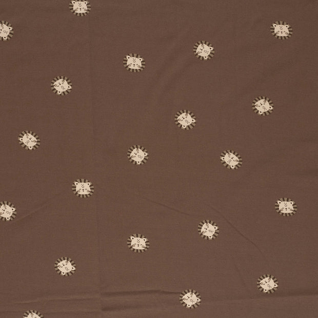 Jersey fabric Brique soft 