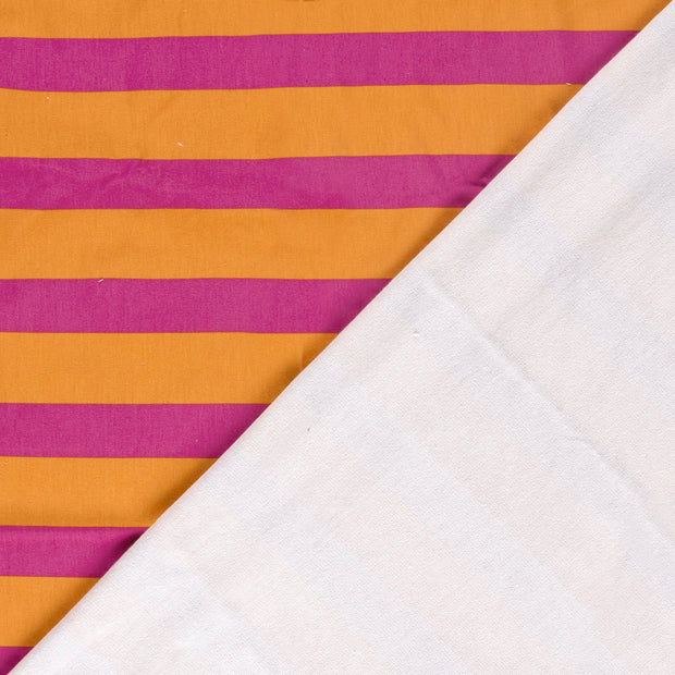 French Terry fabric Stripes digital printed 