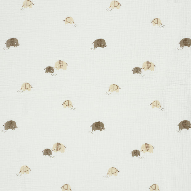 Muslin fabric Off White matte 