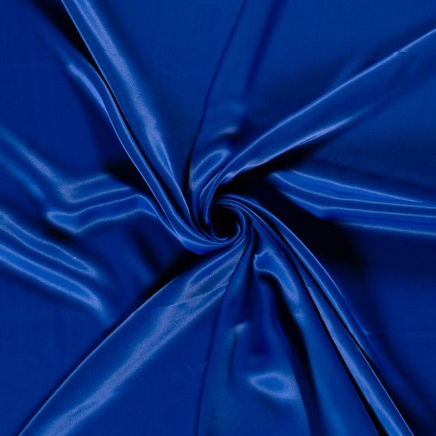 Viscose Satin fabric Cobalt 