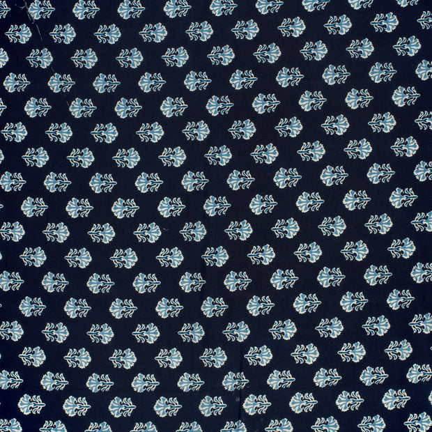 Voile fabrik Indigoblau 