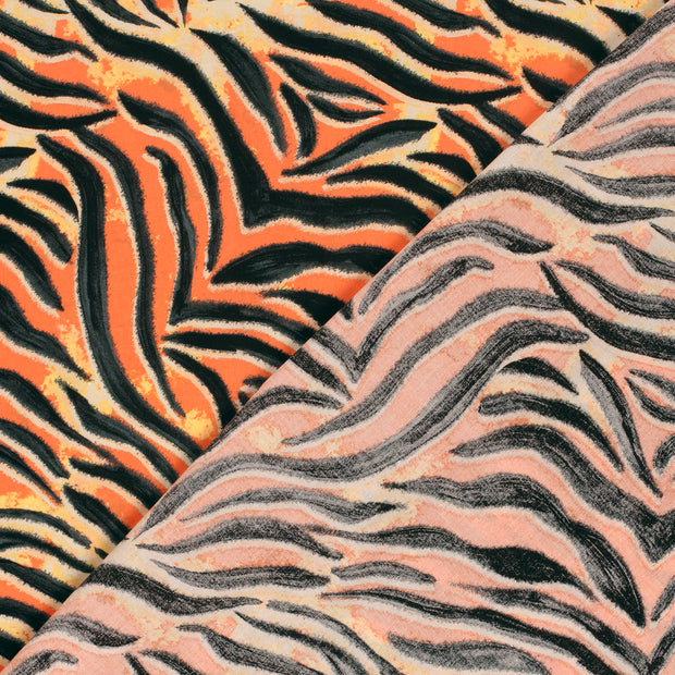 Cotton Satin fabric Abstract printed 