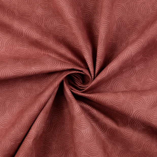 Cotton Poplin fabric Wine red 