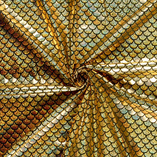 Lamé tela Sirena metalizado 