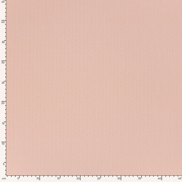 Pinpoint fabric Unicolour Salmon